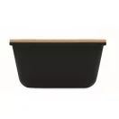 Set caserola si sticla termos, 900 ml, 2410E21924, Everestus, 22 x 23 x 7 cm, Otel, Negru