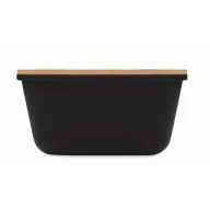   Set caserola si sticla termos, 900 ml, 2410E21924, Everestus, 22 x 23 x 7 cm, Otel, Negru