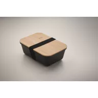   Set caserola si sticla termos, 900 ml, 2410E21924, Everestus, 22 x 23 x 7 cm, Otel, Negru