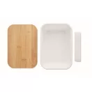 Set caserola si sticla termos, 900 ml, 2410E21923, Everestus, 22 x 23 x 7 cm, Otel, Alb
