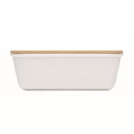   Set caserola si sticla termos, 900 ml, 2410E21923, Everestus, 22 x 23 x 7 cm, Otel, Alb