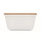 Set caserola si sticla termos, 900 ml, 2410E21923, Everestus, 22 x 23 x 7 cm, Otel, Alb