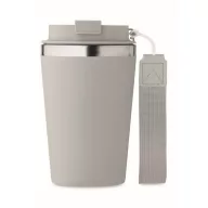   Cana de voiaj 350 ml, 2410E23798, Everestus, ø8.5 x 14 cm, Polipropilena, Gri
