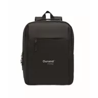   Rucsac laptop, 15 inch, 2410E22144, Everestus, 31 x 13 x 30 cm, rPET, Negru