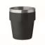 Pahar 250 ml, 2410E25286, Everestus, ø8 x 9 cm, Otel, Negru