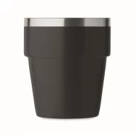 Pahar 250 ml, 2410E25286, Everestus, ø8 x 9 cm, Otel, Negru