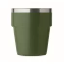 Pahar 250 ml, 2410E25287, Everestus, ø8 x 9 cm, Otel, Verde inchis