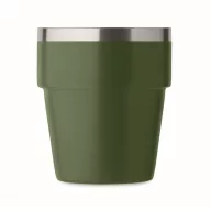   Pahar 250 ml, 2410E25287, Everestus, ø8 x 9 cm, Otel, Verde inchis