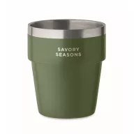   Pahar 250 ml, 2410E25287, Everestus, ø8 x 9 cm, Otel, Verde inchis
