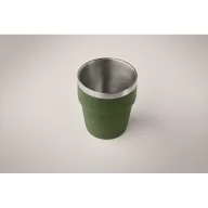   Pahar 250 ml, 2410E25287, Everestus, ø8 x 9 cm, Otel, Verde inchis