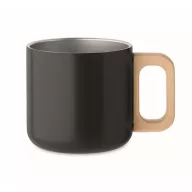   Cana 350 ml, 2410E25168, Everestus, ø8.5 x 8 cm, Otel, Negru