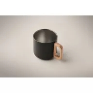  Cana 350 ml, 2410E25168, Everestus, ø8.5 x 8 cm, Otel, Negru