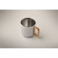 Cana 350 ml, 2410E25165, Everestus, ø8.5 x 8 cm, Otel, Alb