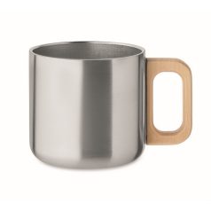   Cana termos 350 ml, 2410E25167, Everestus, ø8.5 x 8 cm, Otel, Argintiu mat