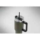 Sticla termos cu perete dublu, Everestus, 2610E19355, 1200 ml, 14x25 cm, Otel inoxidabil, Verde inchis