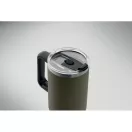 Sticla termos cu perete dublu, Everestus, 2610E19355, 1200 ml, 14x25 cm, Otel inoxidabil, Verde inchis