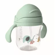   Pahar 250 ml, 2410E25019, Everestus, ø8 x 12 cm, Plastic, Verde menta