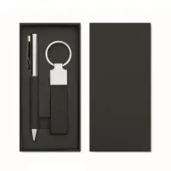   Set instrumente de scris, 2410E24668, Everestus, 16 x 7.7 x 2.7 cm, rPET, Negru