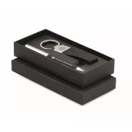   Set instrumente de scris, 2410E24668, Everestus, 16 x 7.7 x 2.7 cm, rPET, Negru