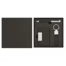 Set instrumente de scris, 2410E24669, Everestus, 16 x 16 x 2.7 cm, rPET, Negru