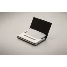 Set instrumente de scris, 2410E24669, Everestus, 16 x 16 x 2.7 cm, rPET, Negru