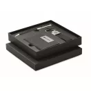 Set instrumente de scris, 2410E24669, Everestus, 16 x 16 x 2.7 cm, rPET, Negru