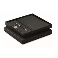   Set instrumente de scris, 2410E24670, Everestus, 22.6 x 21.6 x 2.5 cm, rPET, Negru