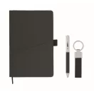 Set instrumente de scris, 2410E24670, Everestus, 22.6 x 21.6 x 2.5 cm, rPET, Negru
