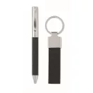 Set instrumente de scris, 2410E24670, Everestus, 22.6 x 21.6 x 2.5 cm, rPET, Negru
