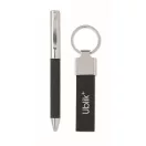 Set instrumente de scris, 2410E24670, Everestus, 22.6 x 21.6 x 2.5 cm, rPET, Negru