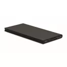 Powerbank 8000 mAh, USB-C, 2410E23132, Everestus, 7.5 x 15.2 x 0.9 cm, Aluminiu, Negru