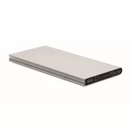   Powerbank 8000 mAh, USB-C, 2410E23131, Everestus, 7.5 x 15.2 x 0.9 cm, Aluminiu, Argintiu mat