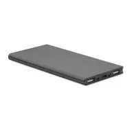   Baterie externa 8000 mAh, USB-C, 2509E16021, Everestus, 7.5x15.2x0.9 cm, Aluminiu, Gri titan