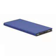   Powerbank 8000 mAh, USB-C, 2410E23130, Everestus, 7.5 x 15.2 x 0.9 cm, Aluminiu, Albastru regal