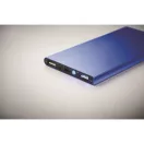 Powerbank 8000 mAh, USB-C, 2410E23130, Everestus, 7.5 x 15.2 x 0.9 cm, Aluminiu, Albastru regal