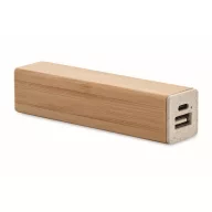   Powerbank 2600 mAh, USB-C, 2410E23125, Everestus, 10.2 x 2.5 x 2.5 cm, Bambus, Natur