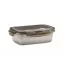 Caserola pranz, 850 ml, 2410E21911, Everestus, 19 x 14 x 6 cm, Otel, Gri Transparent