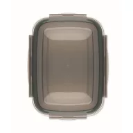   Caserola pranz, 850 ml, 2410E21911, Everestus, 19 x 14 x 6 cm, Otel, Gri Transparent