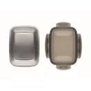 Caserola pranz, 850 ml, 2410E21911, Everestus, 19 x 14 x 6 cm, Otel, Gri Transparent