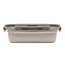 Caserola pranz, 850 ml, 2410E21911, Everestus, 19 x 14 x 6 cm, Otel, Gri Transparent