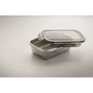 Caserola pranz, 850 ml, 2410E21911, Everestus, 19 x 14 x 6 cm, Otel, Gri Transparent