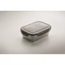 Caserola pranz, 850 ml, 2410E21911, Everestus, 19 x 14 x 6 cm, Otel, Gri Transparent