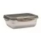 Caserola pranz, 1500 ml, 2410E21910, Everestus, 22.5 x 17 x 7.6 cm, Otel, Gri Transparent