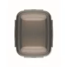 Caserola pranz, 1500 ml, 2410E21910, Everestus, 22.5 x 17 x 7.6 cm, Otel, Gri Transparent