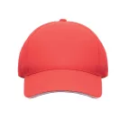 Sapca baseball, Everestus, 2610E16595, Unisex, Bumbac, Alb, Rosu
