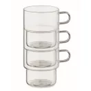 Cana 300 ml, 2502E16507, Everestus, 10.5 x 8 cm, Sticla, Transparent