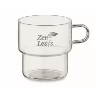   Cana 300 ml, 2502E16507, Everestus, 10.5 x 8 cm, Sticla, Transparent