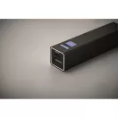 Powerbank 2600 mAh, USB-C, 2410E23124, Everestus, 9.5 x 2.1 x 2.1 cm, Aluminiu, Negru
