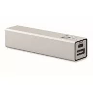   Powerbank 2600 mAh, USB-C, 2410E23123, Everestus, 9.5 x 2.1 x 2.1 cm, Aluminiu, Argintiu mat