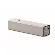   Powerbank 2600 mAh, USB-C, 2410E23123, Everestus, 9.5 x 2.1 x 2.1 cm, Aluminiu, Argintiu mat